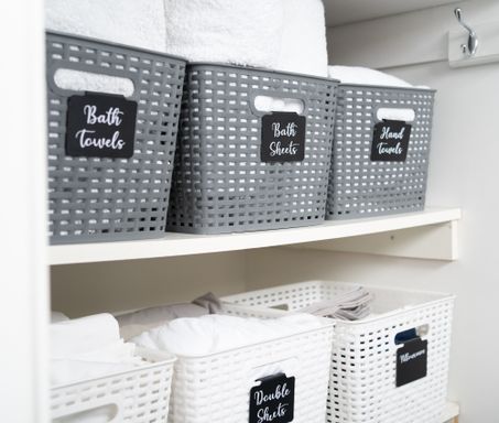 laundry and linen organising